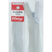 Vizzy Invisible Zip 18cm, Colour 117 STEEL BLUE