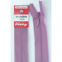 Vizzy Invisible Zip 18cm, Colour 122 VIOLET, A Quality Brand Name Zipper