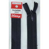 Vizzy Invisible Zip 18cm, Colour 71 INK NAVY