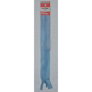 Vizzy Invisible Zip 18cm, Colour 75 LIGHT BLUE