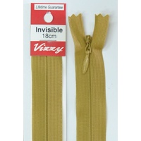 Vizzy Invisible Zip 18cm, Colour 76 MUSTARD