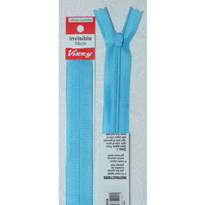 Vizzy Invisible Zip 18cm, Colour 86 AQUA