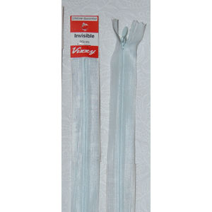 Vizzy Invisible Zip 20cm, Colour 100 DELFT BLUE