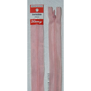 Vizzy Invisible Zip 20cm, Colour 104 LIGHT PINK