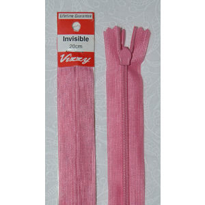 Vizzy Invisible Zip 20cm, Colour 105 GRENAINE