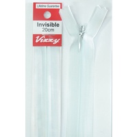 Vizzy Invisible Zip 20cm, Colour 116 BABY BLUE, A Quality Brand Name Zipper