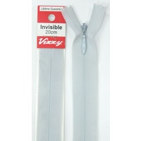 Vizzy Invisible Zip 20cm, Colour 117 BLUE STEEL, A Quality Brand Name Zipper