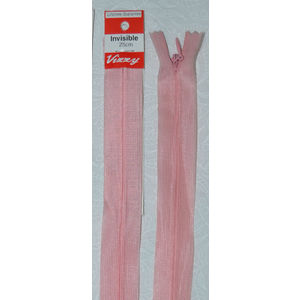 Vizzy Invisible Zip 25cm, Colour 104 LIGHT PINK