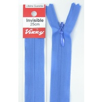 Vizzy Invisible Zip 25cm, Colour 115 BRIGHT BLUE, A Quality Brand Name Zipper