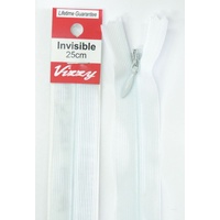 Vizzy Invisible Zip 25cm, Colour 116 BABY BLUE, A Quality Brand Name Zipper