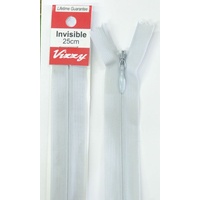 Vizzy Invisible Zip 25cm, Colour 117 BLUE STEEL, A Quality Brand Name Zipper