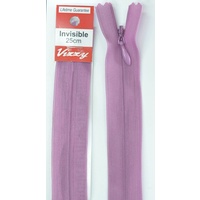 Vizzy Invisible Zip 25cm, Colour 122 VIOLET