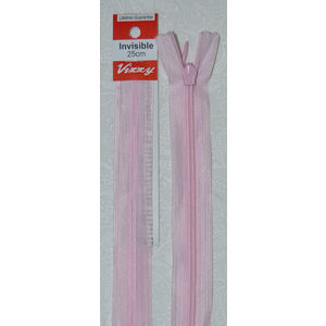 Vizzy Invisible Zip 25cm, Colour 26 BABY PINK, A Quality Brand Name Zipper