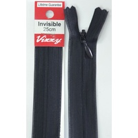 Vizzy Invisible Zip 25cm, Colour 71 INK NAVY