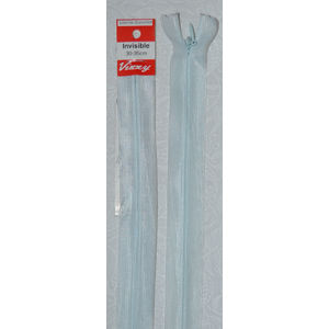 Vizzy Invisible Zip 30-35cm, Colour 100 DELFT BLUE, A Quality Brand Name Zipper