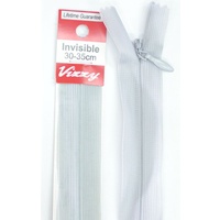 Vizzy Invisible Zip 30-35cm, Colour 117 BLUE STEEL, A Quality Brand Name Zipper