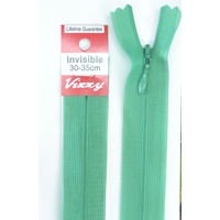 Vizzy Invisible Zip 30-35cm, Colour 119 SEA GREEN, A Quality Brand Name Zipper