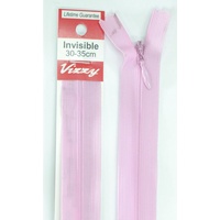 Vizzy Invisible Zip 30-35cm, Colour 121 DUSTY PINK, A Quality Brand Name Zipper