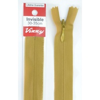 Vizzy Invisible Zip 30-35cm, Colour 76 MUSTARD, A Quality Brand Name Zipper