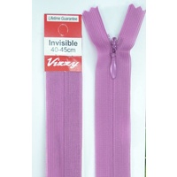 Vizzy Invisible Zip 40-45cm, Colour 122 VIOLET