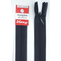 Vizzy Invisible Zip 40-45cm, Colour 71 INK NAVY, A Quality Brand Name Zipper