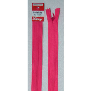 Vizzy Invisible Zip 40-45cm, Colour 94 HOT PINK