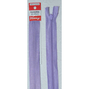 Vizzy Invisible Zip 40-45cm, Colour 96 LAVANDER