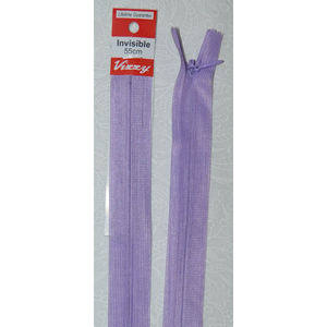 Vizzy Invisible Zip 55cm, Colour 96 LAVENDER
