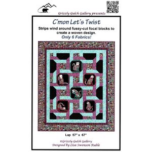 Cat-I-Tude - C'mon Let's Twist Quilt Pattern by Lisa Swenson Ruble