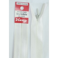 Vizzy Woven Tape Invisible Zip 30-35cm Colour 66 BONE