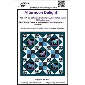 Horsen Around: Afternoon Delight Quilt Pattern By Grizzly Gulch Gallery, Ann Lauer