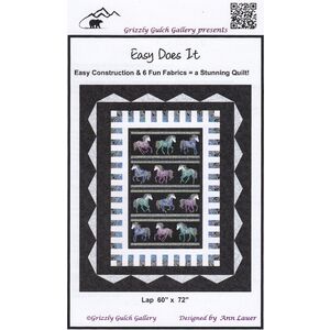 Horsen Around, Easy Does It Quilt Pattern By Grizzly Gulch Gallery, Ann Lauer