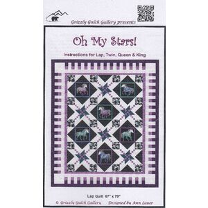 Horsen Around, Oh My Stars Quilt Pattern By Grizzly Gulch Gallery, Ann Lauer