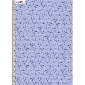 Violet Twilight, Pearly Scrolling Buds Lilac 112cm Wide Cotton Fabric 9105/2360