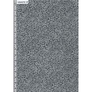 Poppy Promenade, Petite Pearl Ferns Dark Grey, 112cm Wide Cotton Fabric 9113/8511