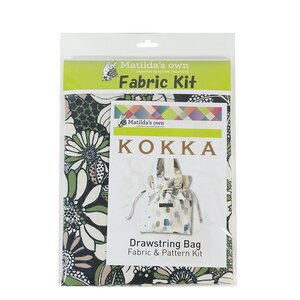 KOKKA Drawstring Bag Pattern & Fabric Kit KCS501