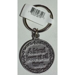 Friends KeyRing, Metal Token With Message, Beautiful Item, 37mm Diameter