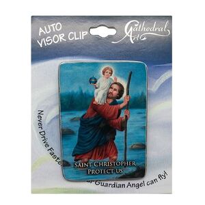 Saint Christopher Visor Clip KVC807