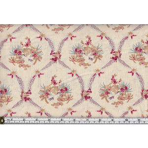 Leutenegger 100% Cotton Fabric, 110cm Wide, Luccello La Fauvette Bella PER METRE