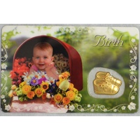 BIRTH, Inspirational Card &amp; Charm, 54mm x 85mm, Inspirational Gift