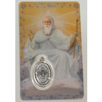 OUR FATHER, Window Prayer Card &amp; Charm, 54mm x 85mm, Inspirational Card