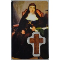 MARY MACKILLOP, Window Prayer Card &amp; Charm, 54 x 85mm, Inspirational Card