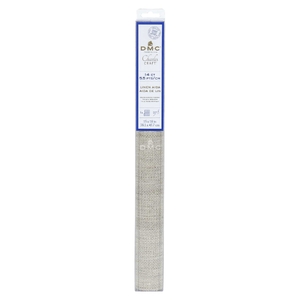 DMC 14 Count (5.5pts/cm) ECRU Linen Aida Cloth 15&quot; x 18&quot; (38.1cm x 45.7cm)