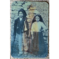 2D HOLY CARD, FATIMA, CHILDREN, IMAGE CHANGING, PRINTED IN ITALY