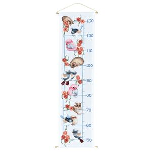 Australian Growth Chart Counted Cross Stitch Kit LD109 21x88cm 