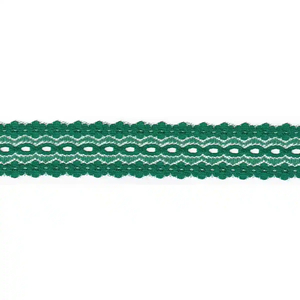 GREEN Flower Edge 30mm Eyelet Lace Sold by the Metre, Insertion Lace, Knitting Lace