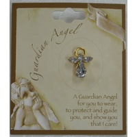 GUARDIAN ANGEL Birthstone Lapel Pin, Hat Pin, APRIL, Great Gift Item