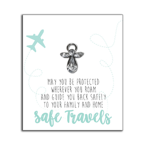Always With You Angel, TRAVEL, Lapel Pin, Hat Pin