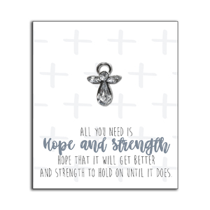 Always With You Angel, HOPE &amp; STRENGTH, Lapel Pin, Hat Pin