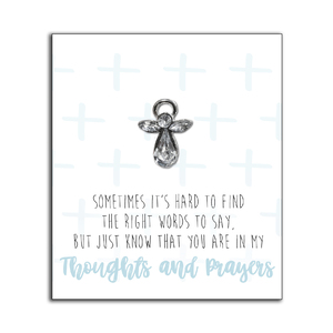 Always With You Angel, THOUGHTS Lapel Pin, Hat Pin